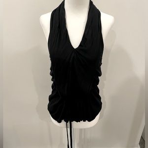 Womens Black Halter Top by Velvet